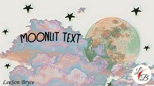 Moonlit Text - LeeSon Bryce